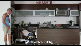 ThickAndBig – Big dick Dylan Knight Fucks Peter Fields in the kitchen